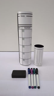 Magnetic Dry Erase Whiteboard Sheet, Calendar, 30.5 cm x 43.2 cm