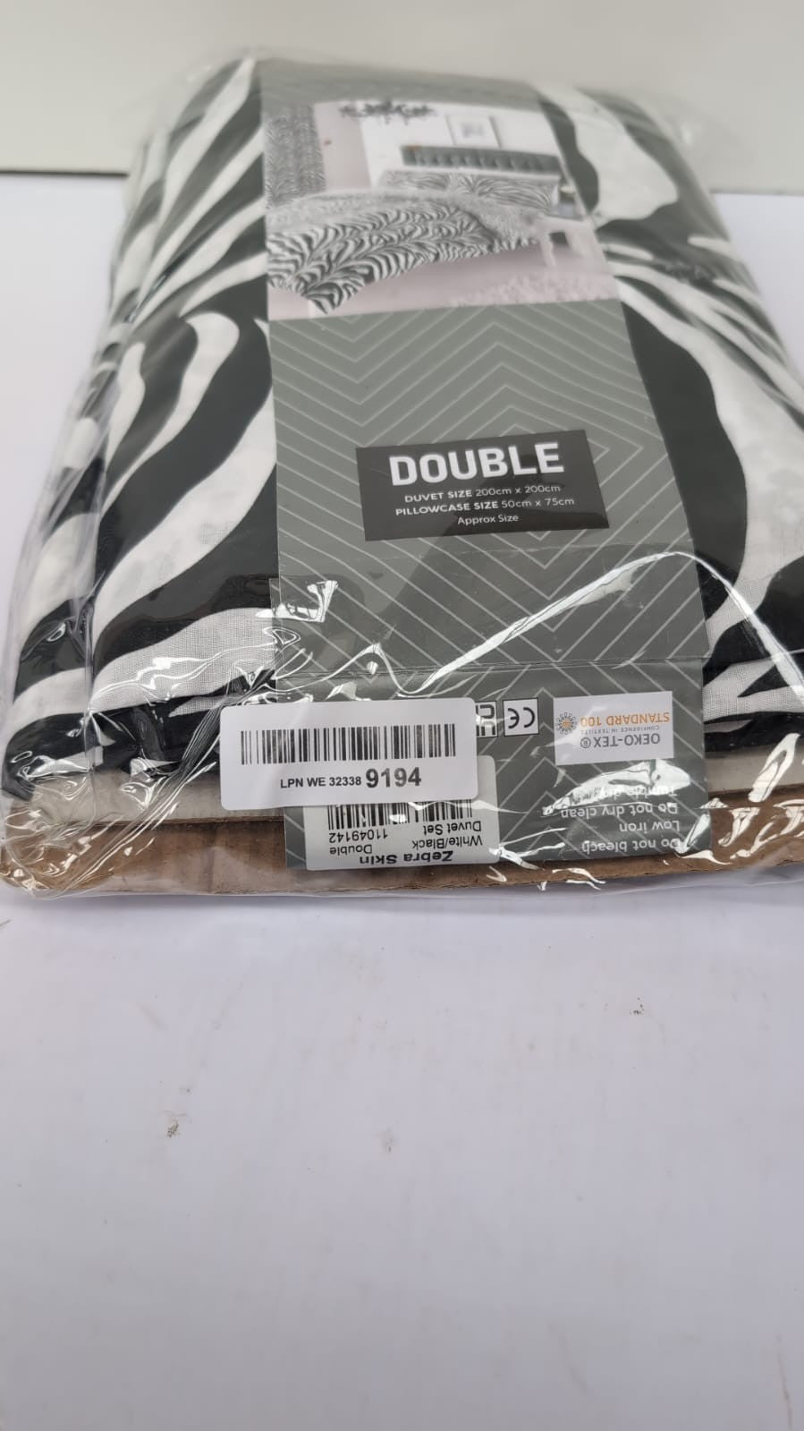 Zebra Bedding Double, Easycare Animal Quilt Cover Bedset, Comforter Cover Animal