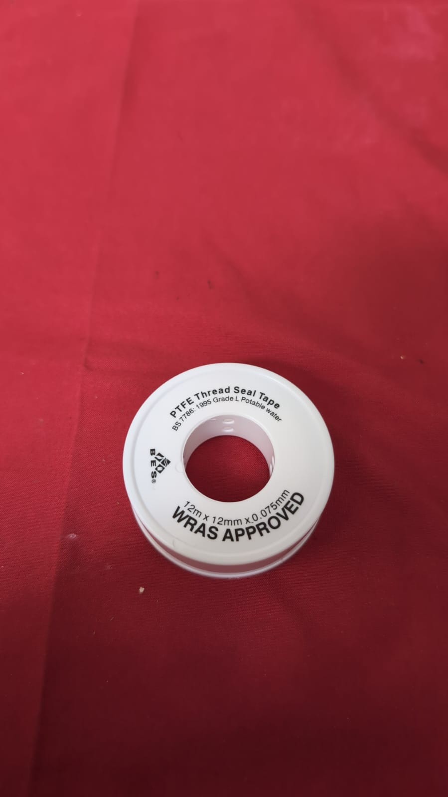 PTFE Tape Water for Thread Seal White Teflon 12mm x 12m (6pack)