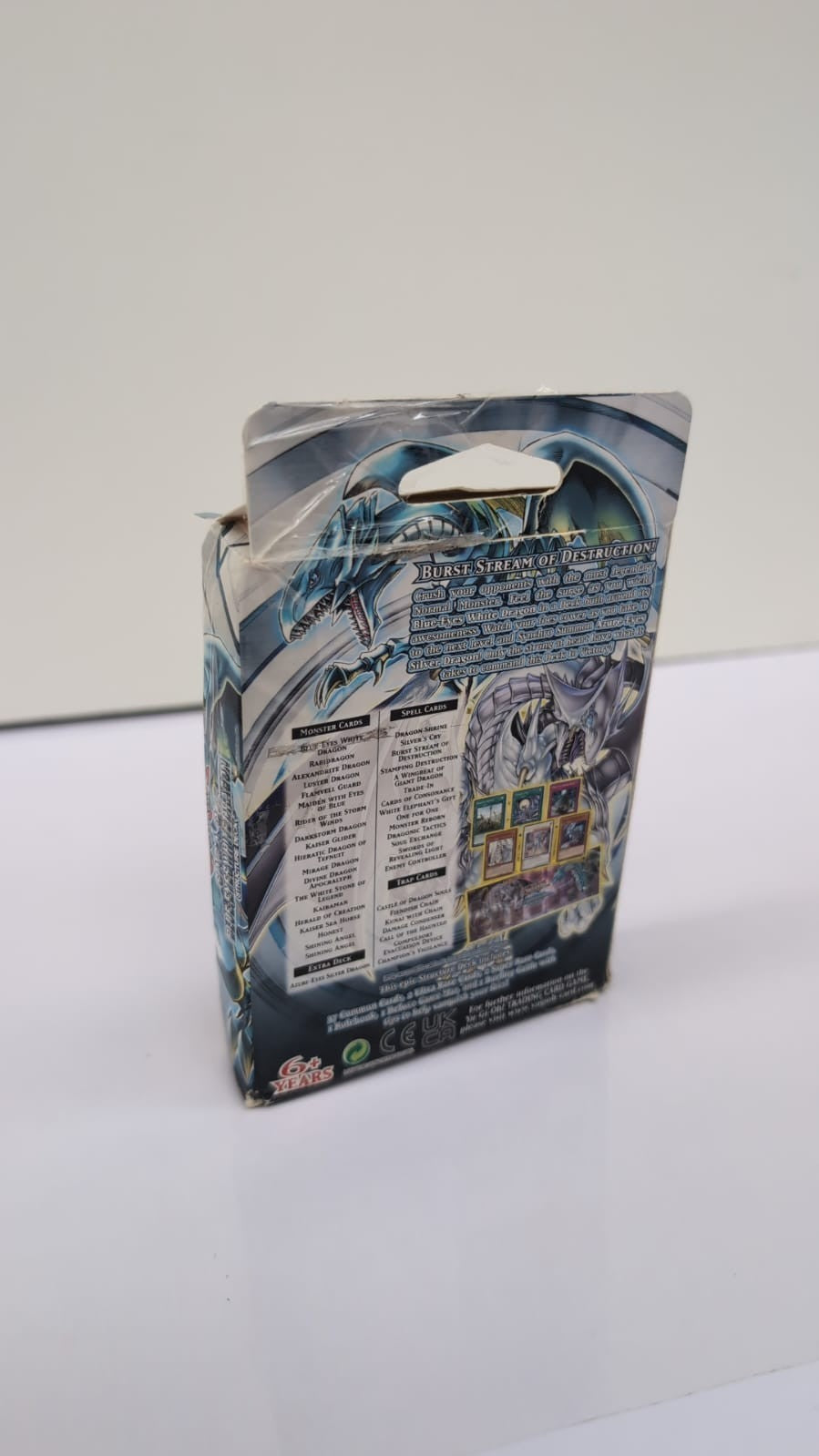 YU-GI-OH! 11887 Saga of Blue Eyes White Dragon Structure Deck,(packaging damaged