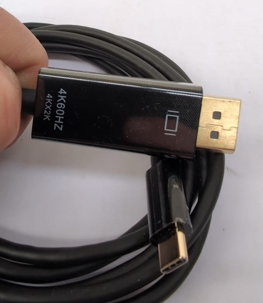 USB C to DisplayPort Cable 4K@60Hz