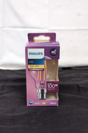 Philips LED Classic A60 Light Bulb [B22 10.5W - 100W Equivalent, Warm White