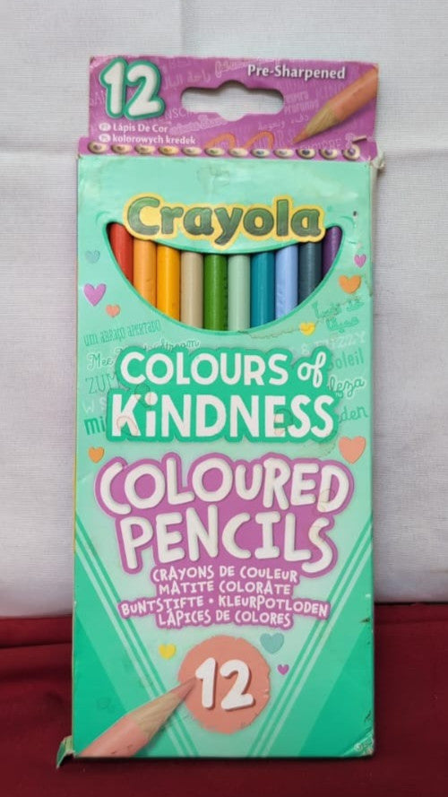 CRAYOLA Colours of Kindness Pencils  Assorted Pack of 12 (packaging damaged)