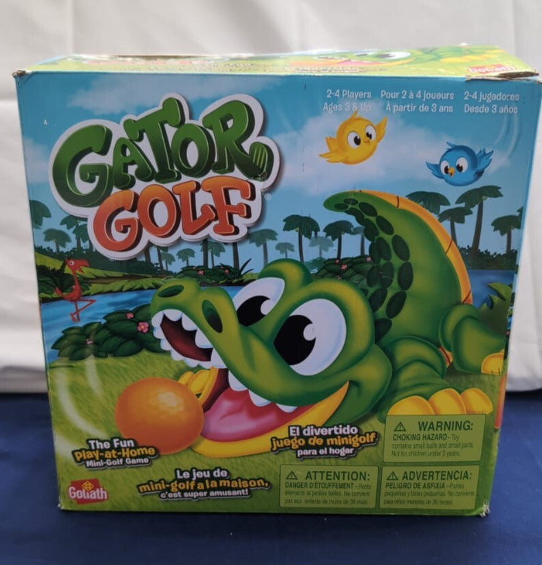 Goliath Games Gator Golf: The Fun Play-at-Home Mini (box damaged)