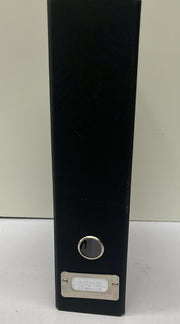 Rossler SOHO Spine Lever Arch File with Metal Index Holder - Black