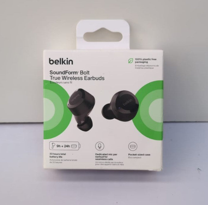 Belkin SoundForm Bolt True Wireless Earbuds (Packaging Opened)