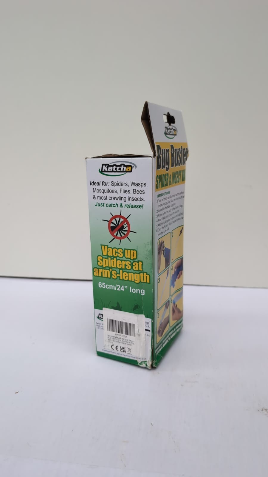 Katcha Bug Buster Spider Vacuum Blue! (BOX SLIGHTLY DAMAGED)