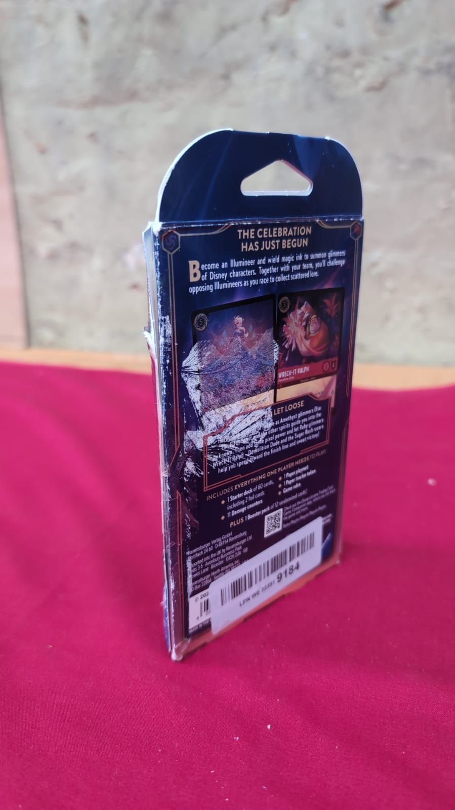 Ravensburger Disney Lorcana Trading Card Game Starter Deck B (packaging damaged)