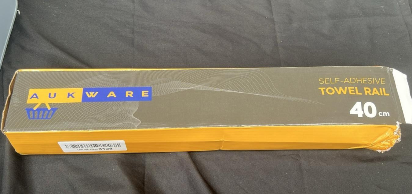 Aukware Self Adhesive Towel Rail 40cm