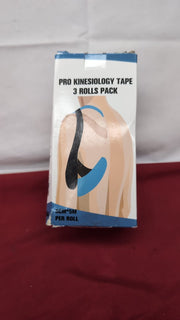 Kinesiology Tape 5m 3 Roll, Elastic Therapeutic Sports Tape (packaging damaged)