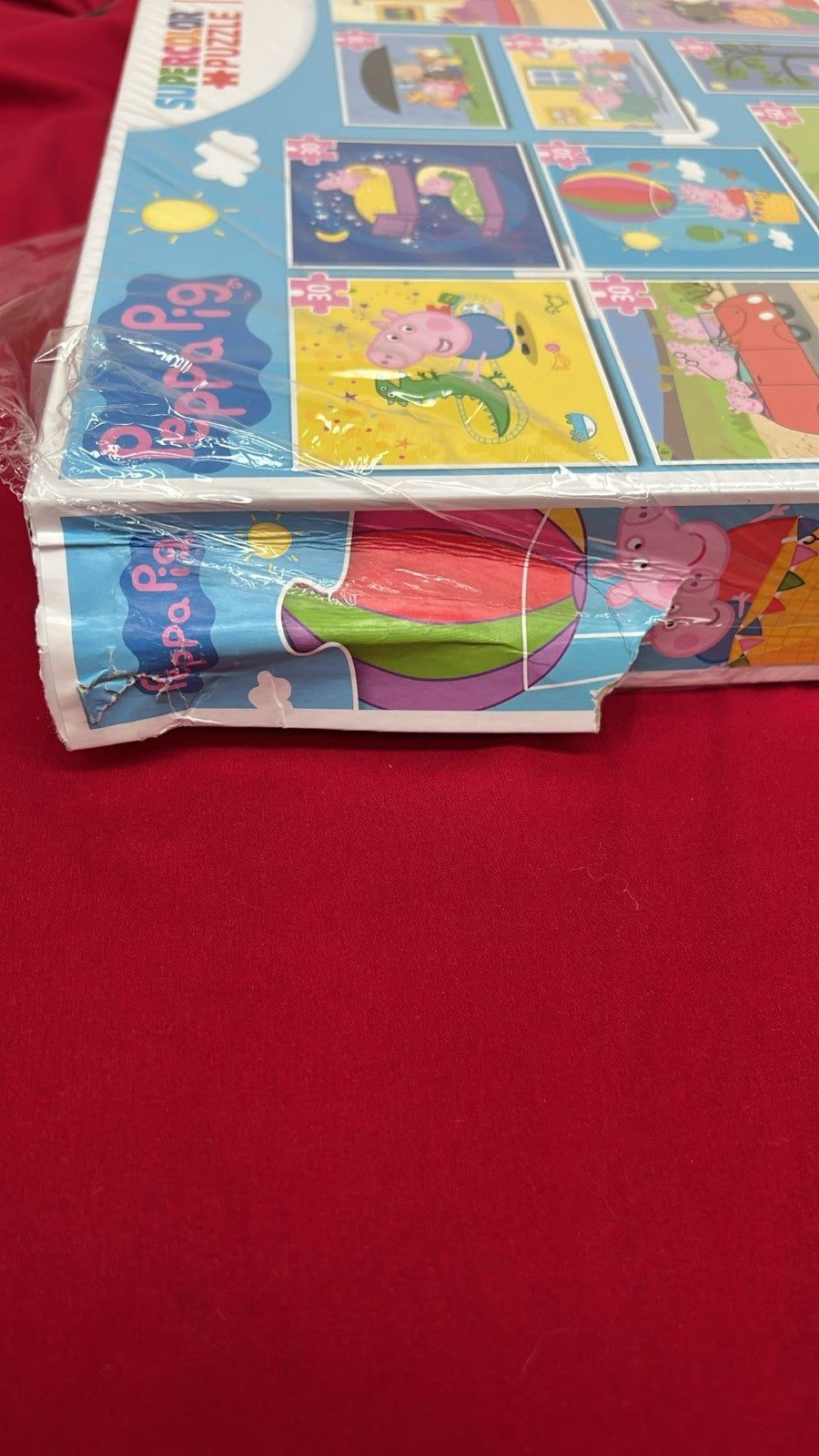 Clementoni  Supercolor Puzzle 10 In 1 Peppa Pig (BOX DAMAGED ON CORNER)