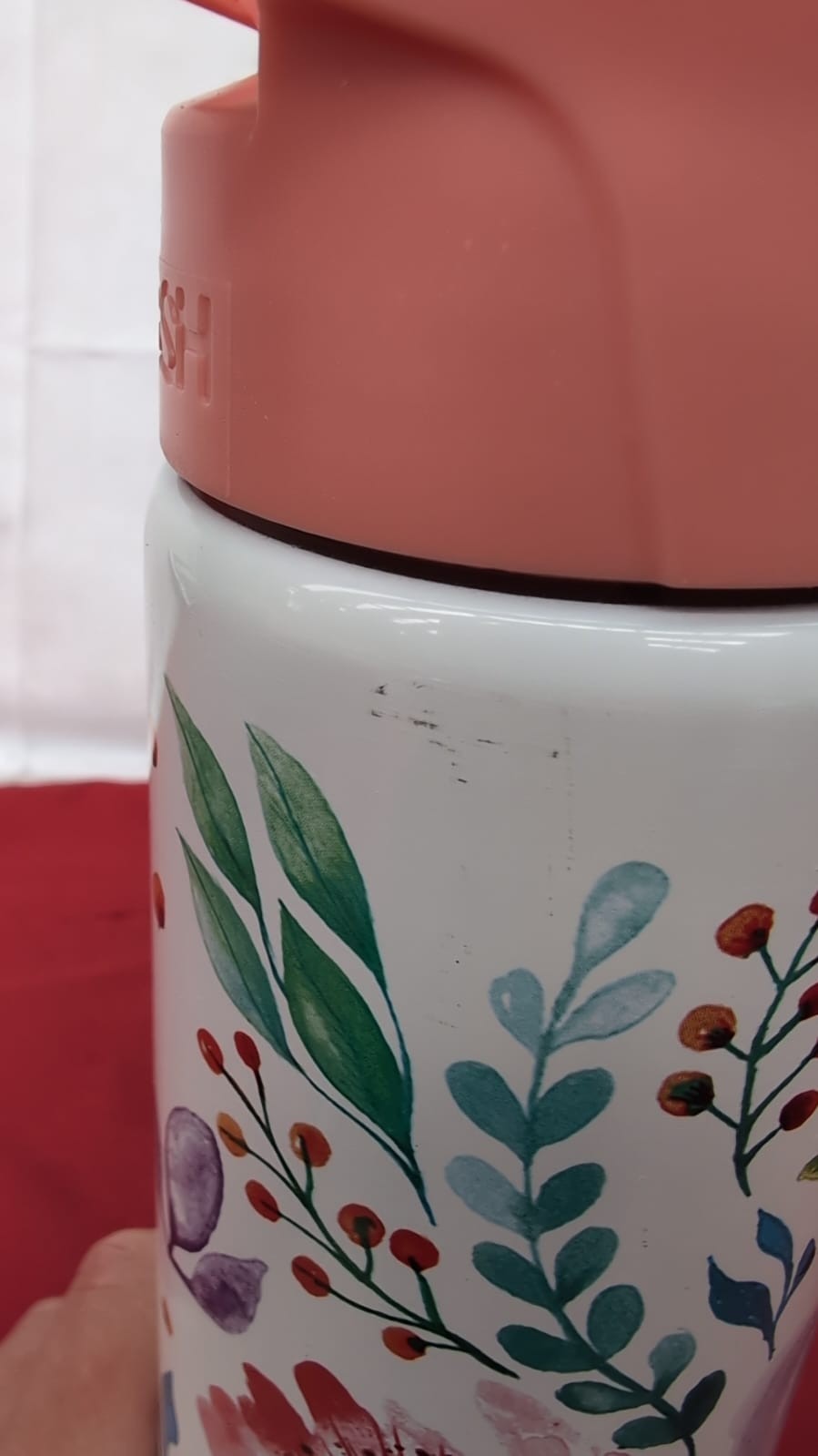 Smash Stainless Steel Drink Bottle with Sipper Lid Full Bloom 750ml(small scuff)