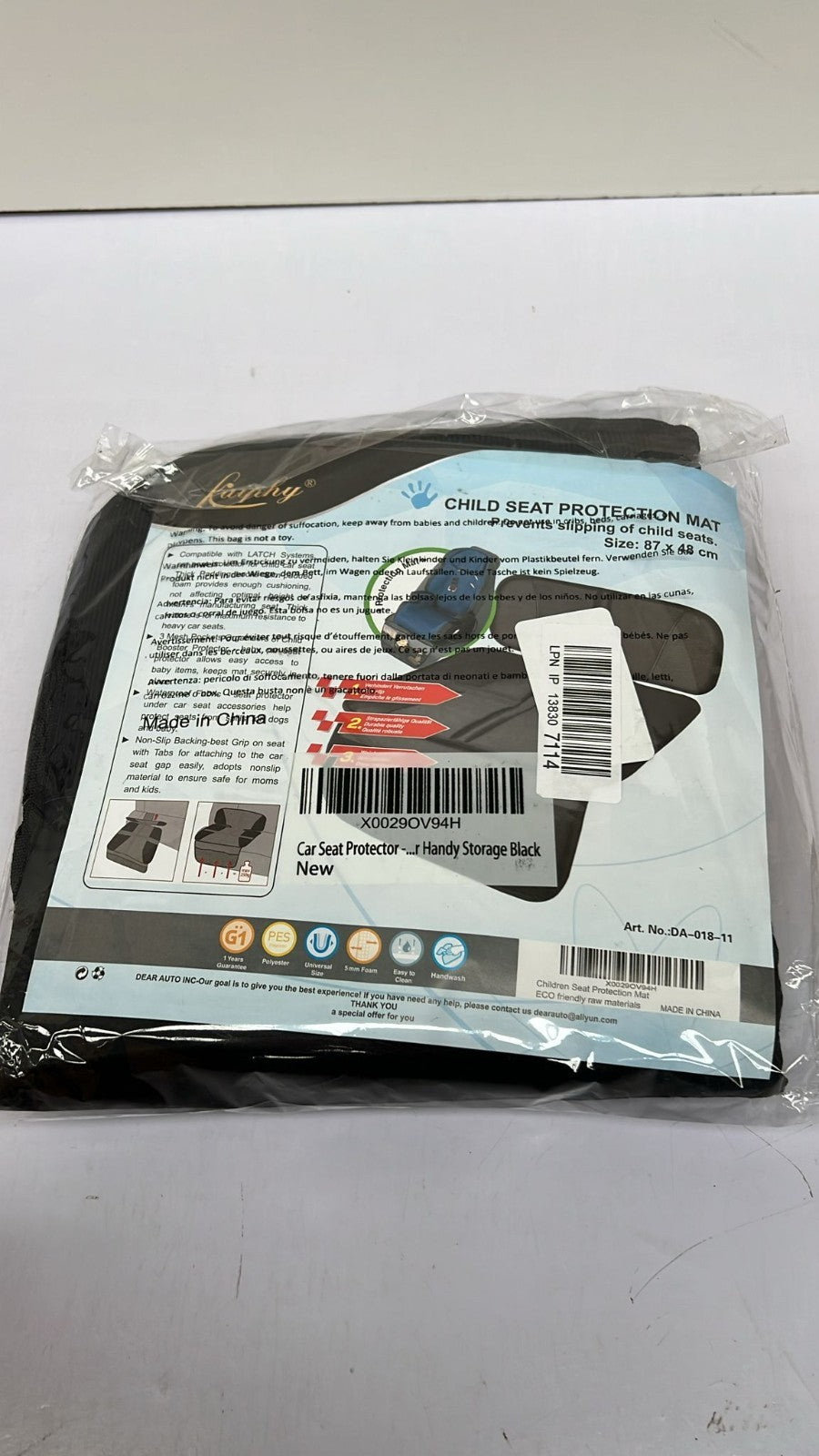 Car Seat Protector - Children Seat Protection Mat - Car Seat Protector