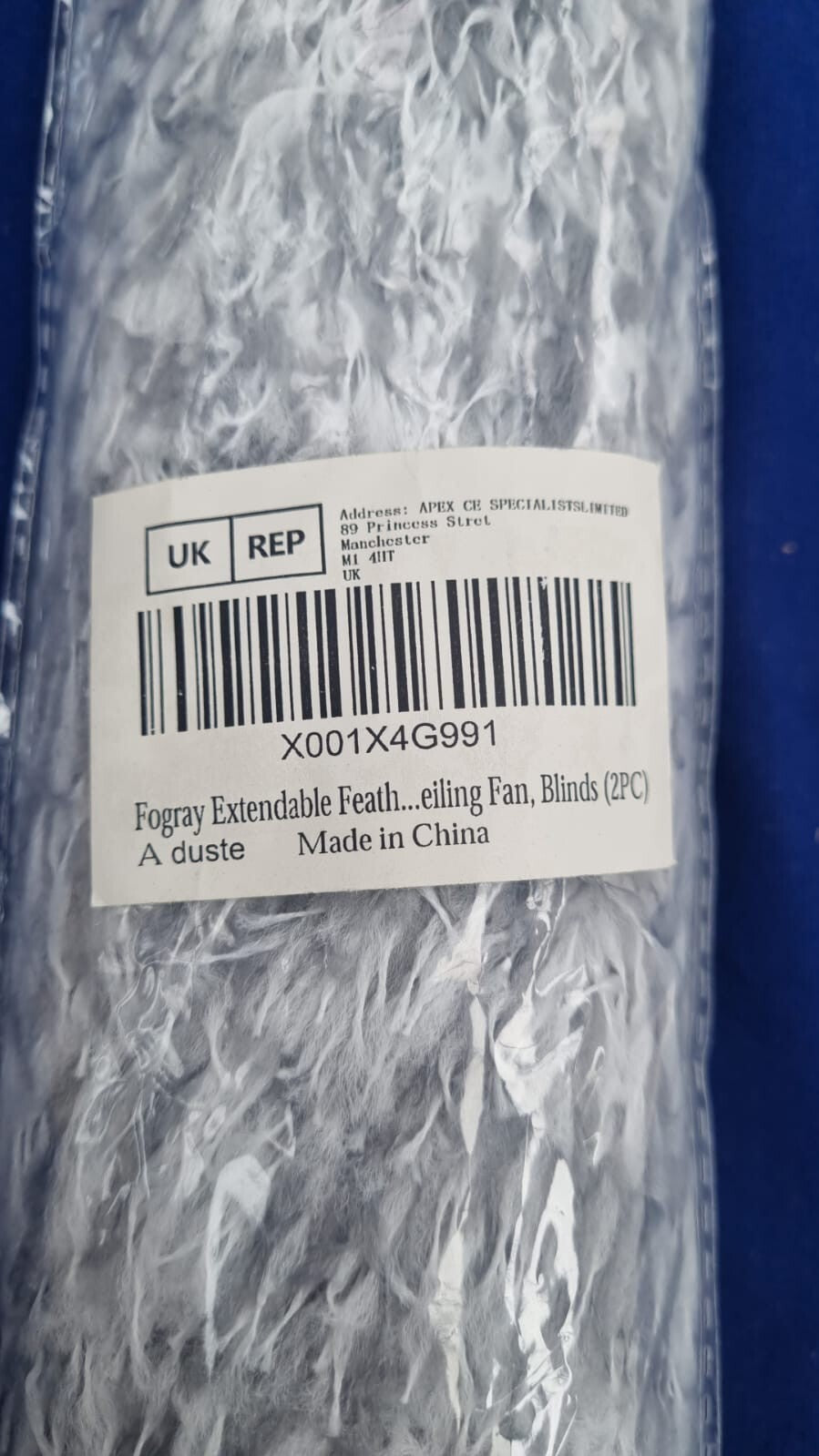 Fogray Extendable Feather Duster on a Stick, Bendable Microfiber