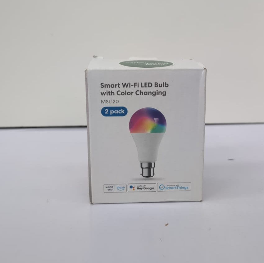 meross Smart Bulb Alexa Light Bulb WiFi Bulbs B22  9W(60W Equivalent), 2 Pack