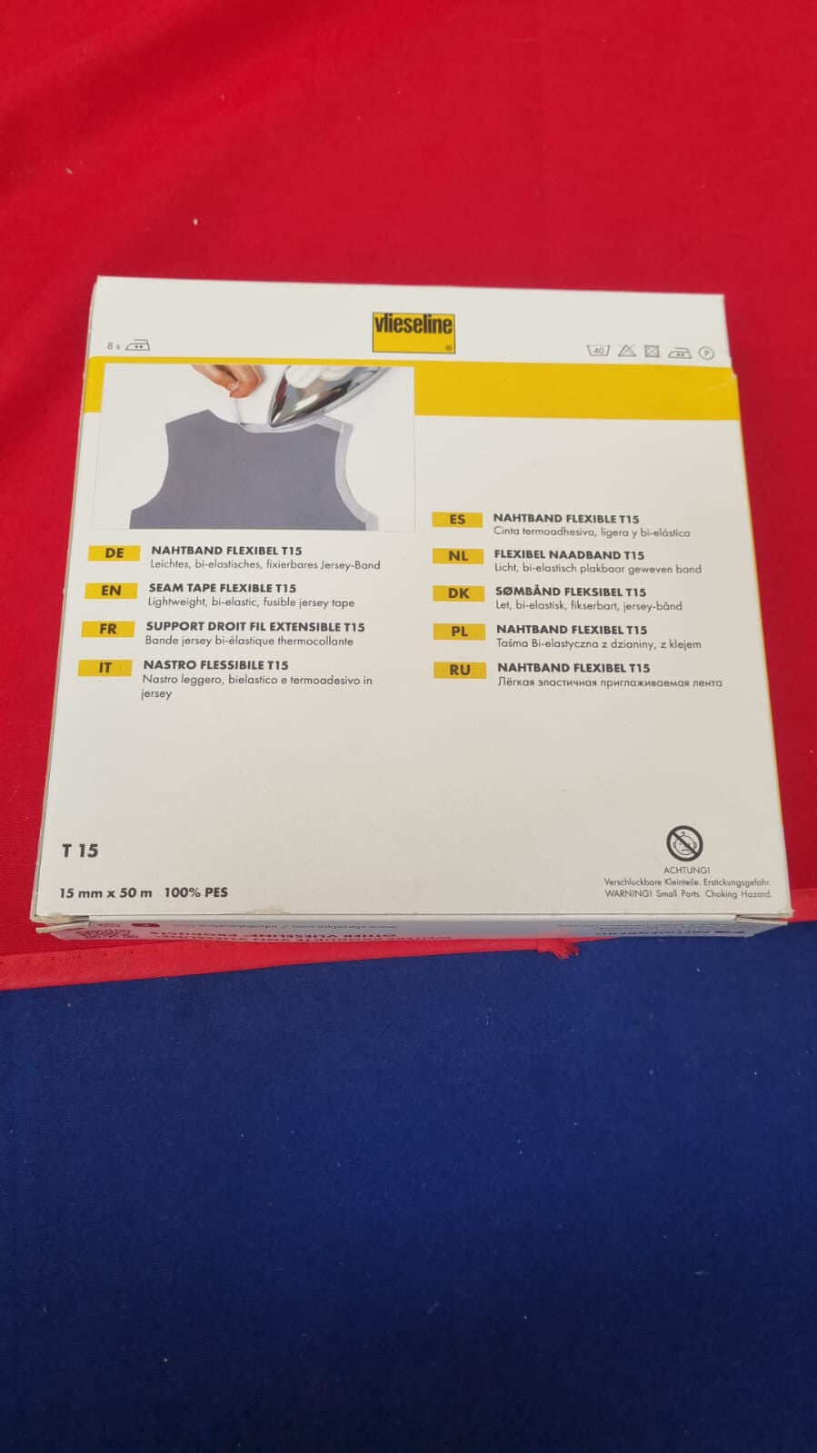 Vlieseline 231051 Seam Tape, Plastic, White, 50 m Length x 15 mm Thickness