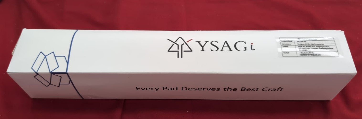 YSAGi Non-Slip Desk Pad, Waterproof PVC Leather Table (60 x 35 cm, Black)