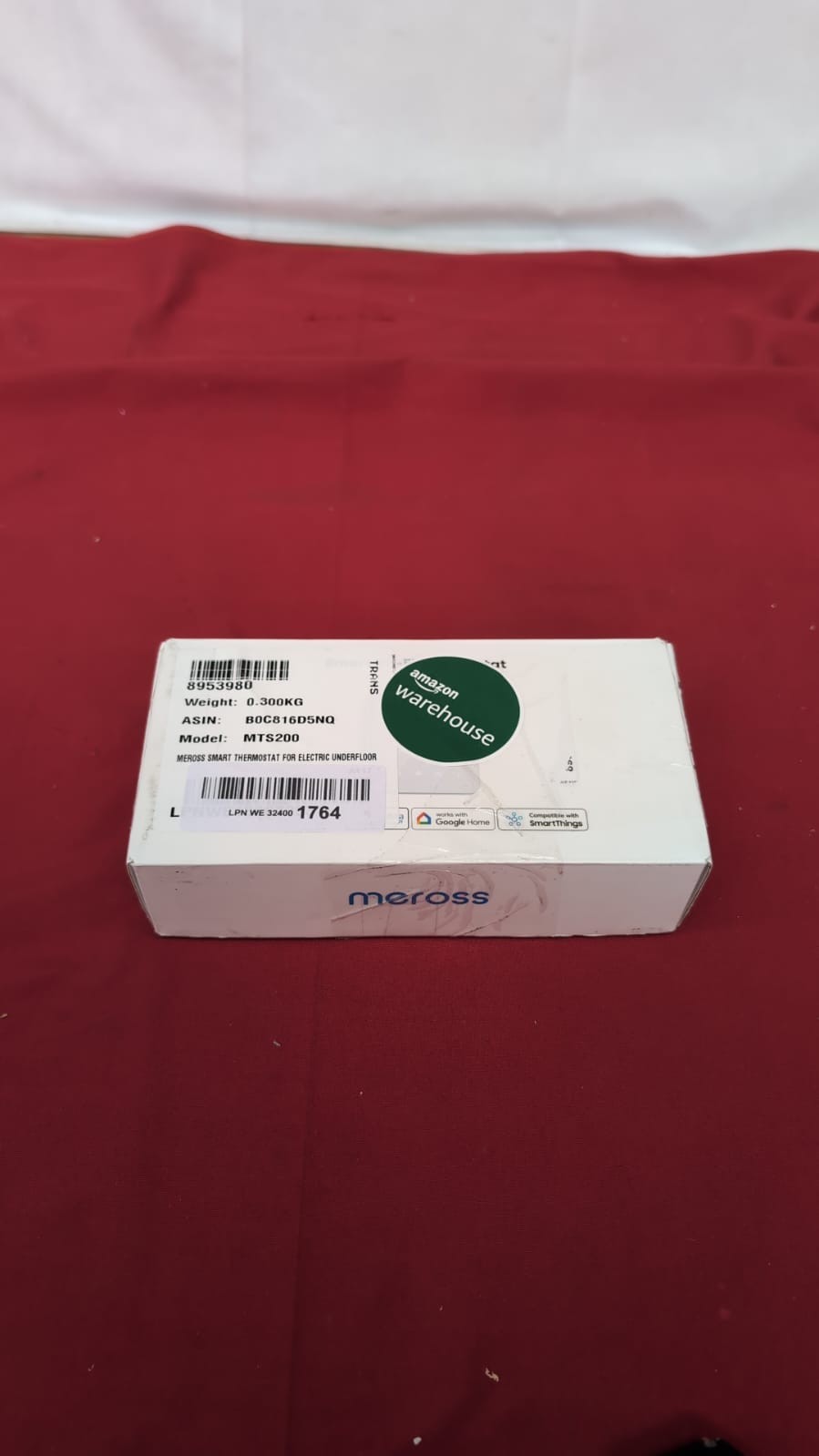 Meross Smart Thermostat,for Electric Underfloor Heating,Programmable(BOXDAMAGED)