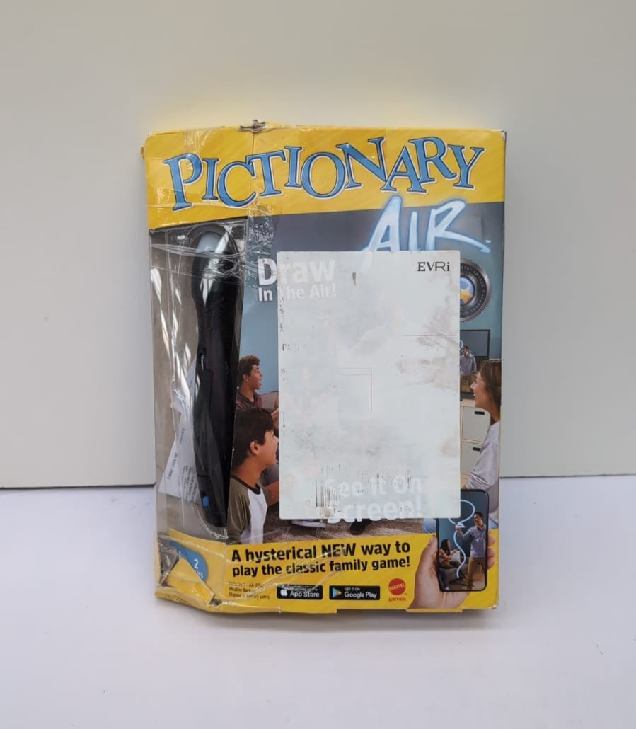 Mattel Games Pictionary Air, Family Board Game for Kids and Adults(box damaged)
