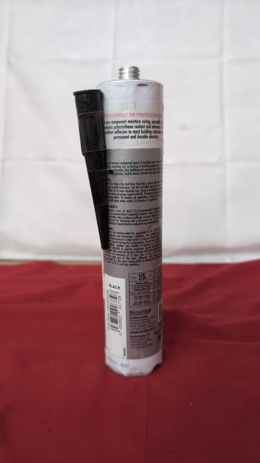 SX Black Premium HM Polyflex Sealant & Adhesive  300ML (packaging damaged)