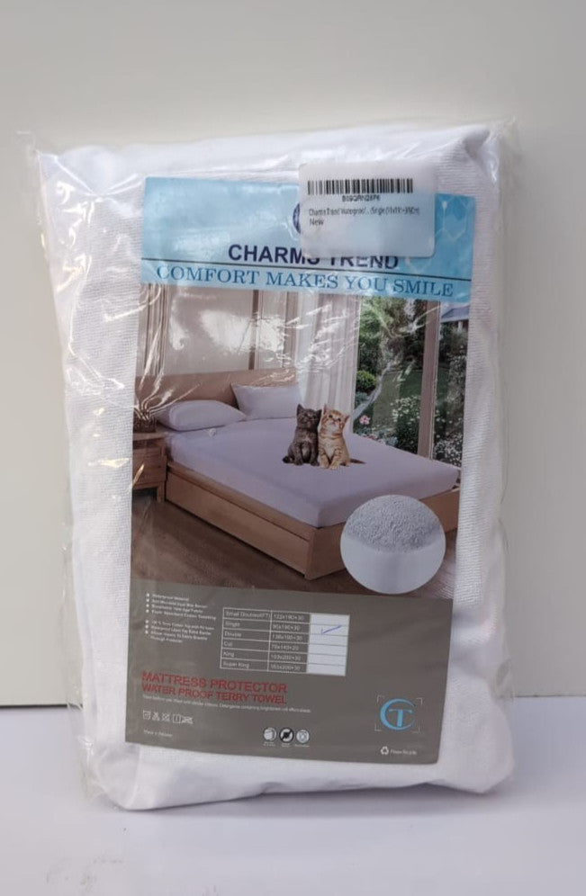 Charms Trend Waterproof Mattress Protector Single 100 (90x190+30cm)