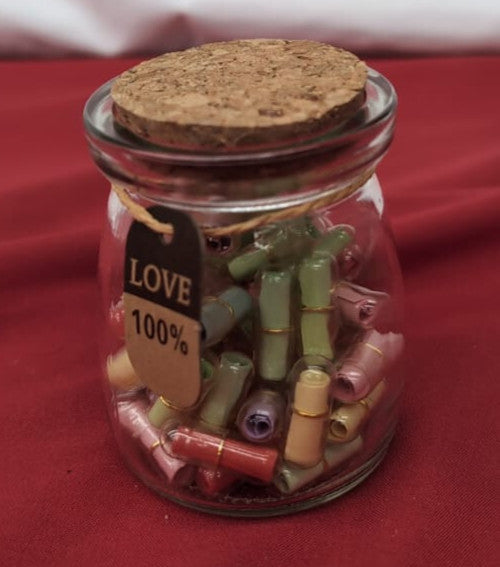 Capsule Letters Message in a Bottle - Cute Things Gifts (Mixed Color 50pcs)