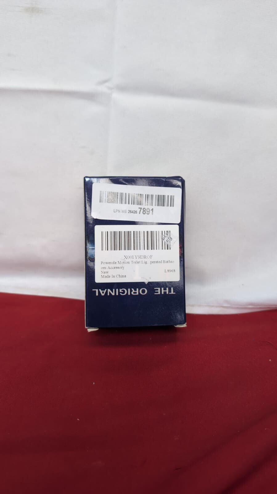 Motion Sensor Toilet Night Light Home Bathroom Body 8-Color Change