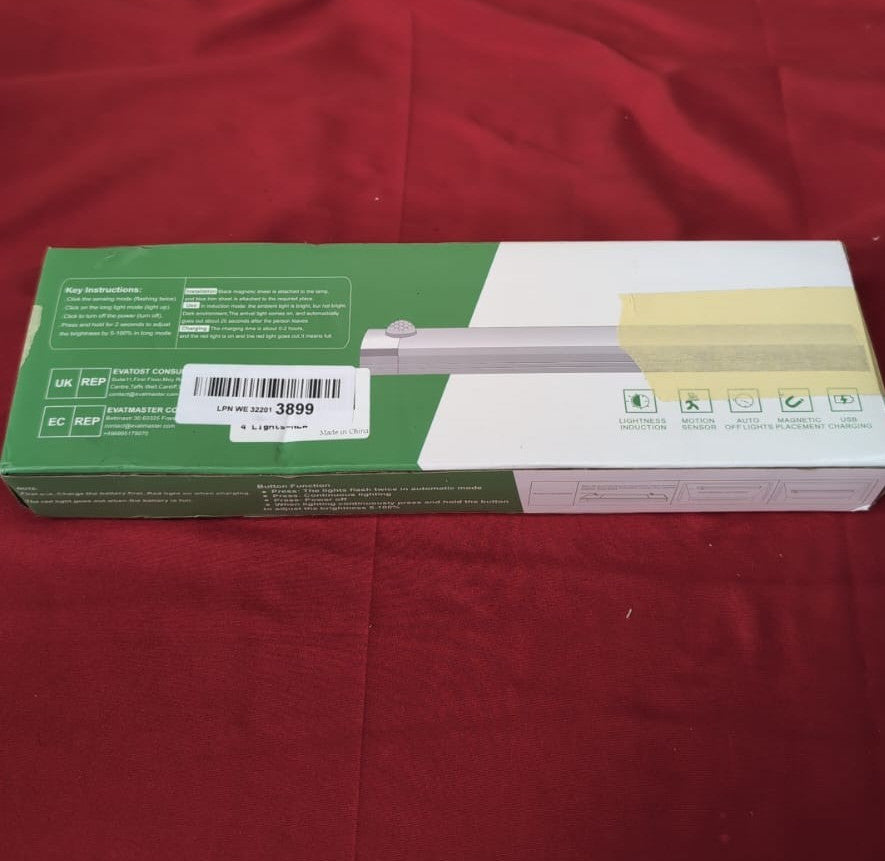 Motion Sensor Lights Rechargeable 40 LEDs Wireless,4 Pack(Box damaged)