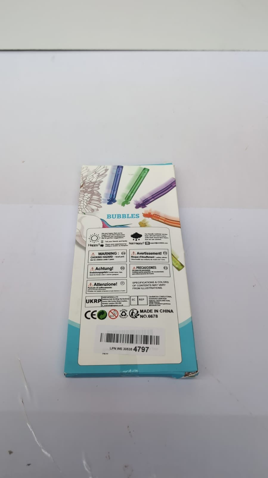 20 Packs Mini Unicorn Bubbles With Wand Bottles - Birthday Solution Blowers