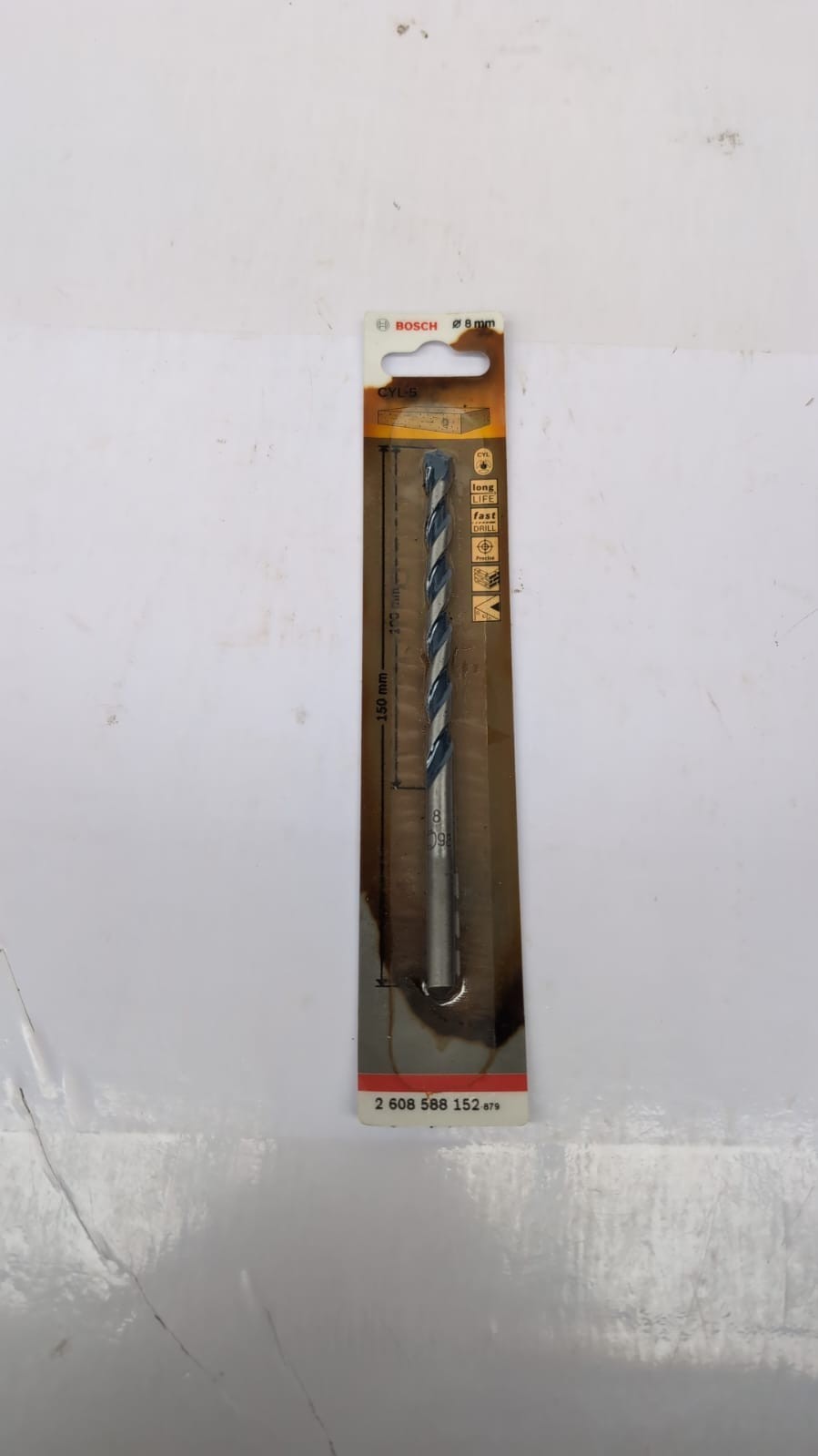 Bosch Professional 1x CYL-5 Concrete Drill Bit Ø 8 x 100 mm (PACKAGING DAMAGED)