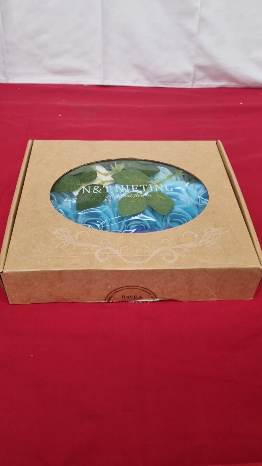 25Pcs Artificial Roses Flowers Foam Fake with Stems for Wedding Bridal Bouquets