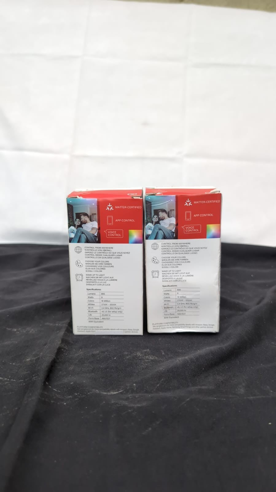 Sengled LED Smart Light Bulb (E27), Matter-Enabled, Multicolour,  2PACK