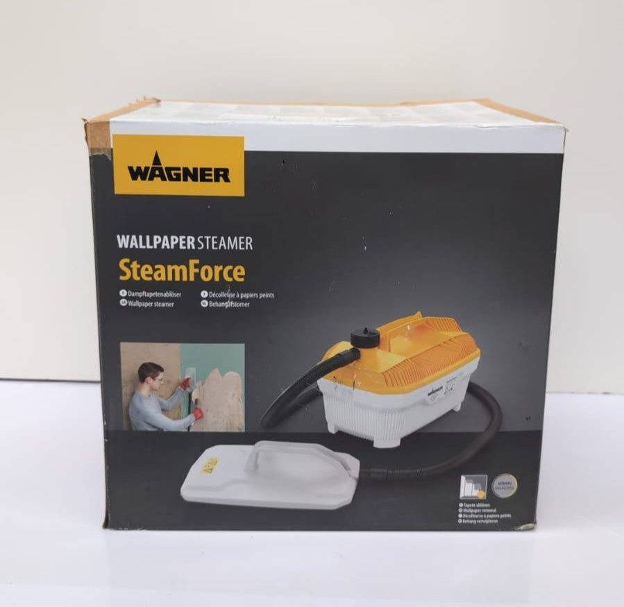 WAGNER Steam Wallpaper Stripper SteamForce, 4 L Capacity, Steaming Time (USED)