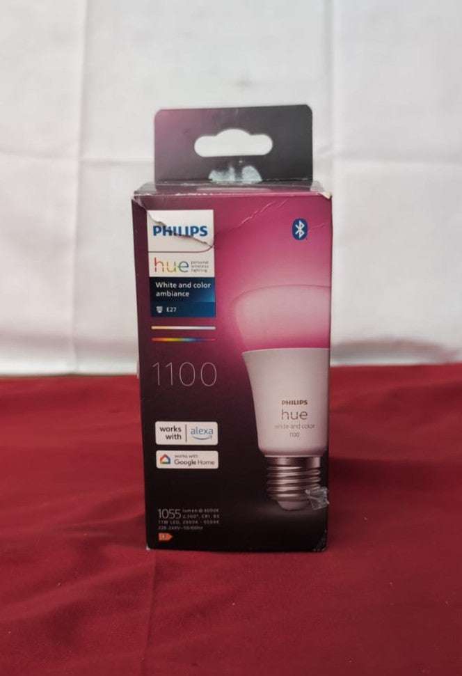 Philips Hue New White and Colour Ambiance Smart Light Bulb 75W E27( box damaged)