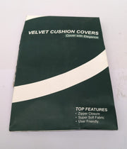 Cushion Covers 45 x 45 2Pack  Velvet Throw Pillow Cases ,silver(pack damaged)