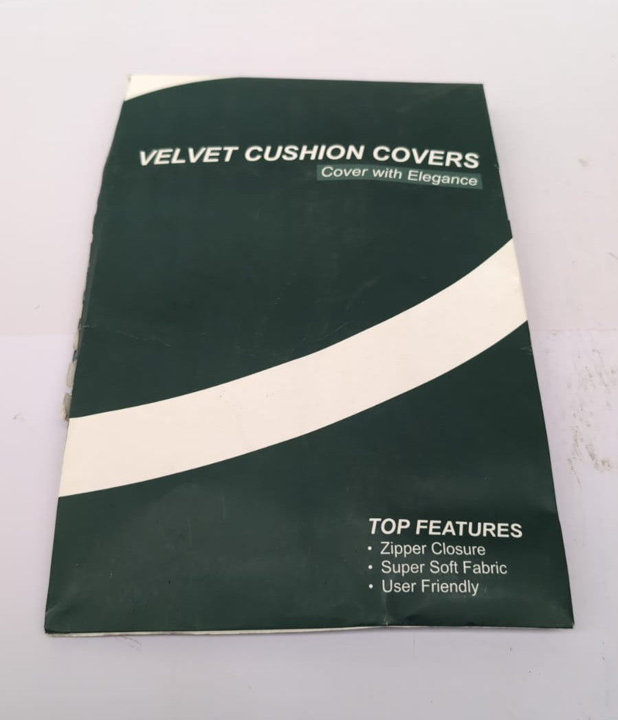 Cushion Covers 45 x 45 2Pack  Velvet Throw Pillow Cases ,silver(pack damaged)