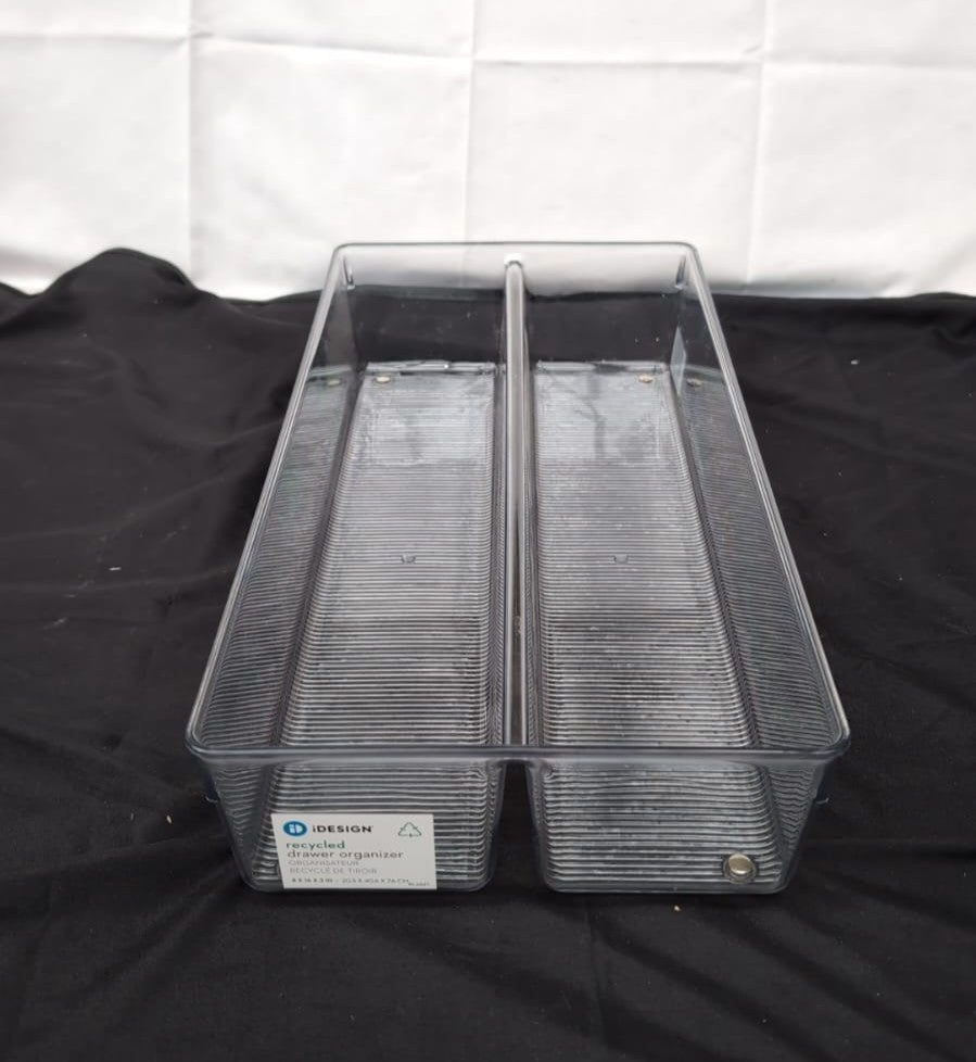 iDesign Recycled Plastic Divided Drawer Organizer Tray (slightly scuffed)