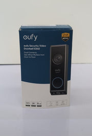 Security Video Doorbell E340 Dual Cameras w/Delivery Guard 2K Full HD (Used)