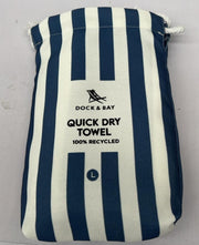 Dock & Bay Beach Towel - Quick Dry, Sand Free - Compact, Lightweight - LARGE