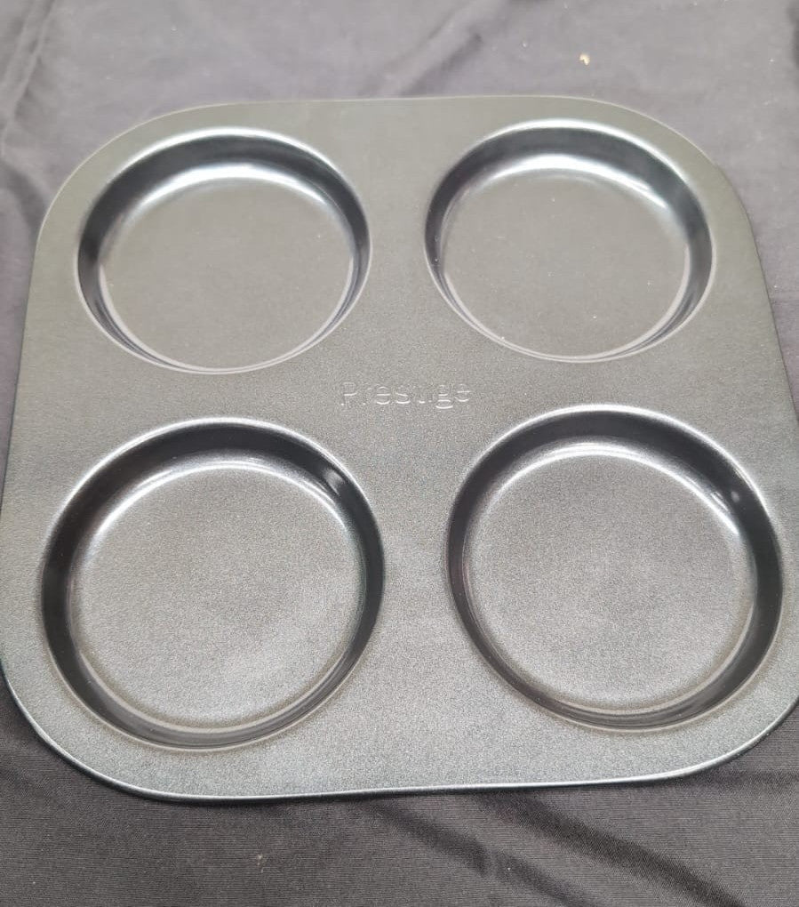 Prestige Inspire Bakeware Yorkshire Pudding Tin, 4 Cup(NO PACKAGING)