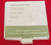 iPhone Charger Cable Long 6 Feet Fast Charging Cord High Speed Data Sync USB