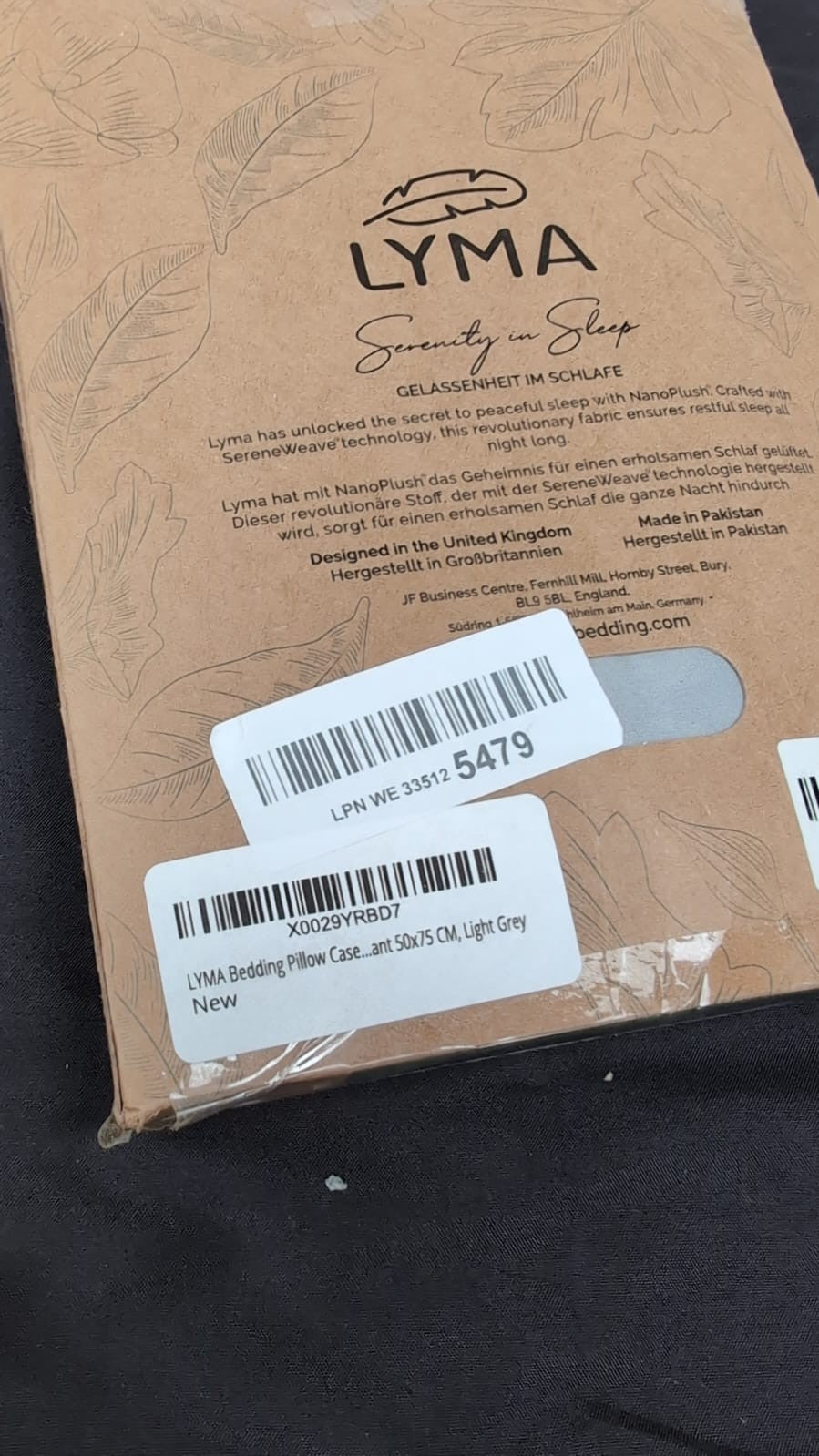 LYMA Bedding Pillow Cases 2 Pack, Ultra Soft Breathable Oxford Cover, Light Grey
