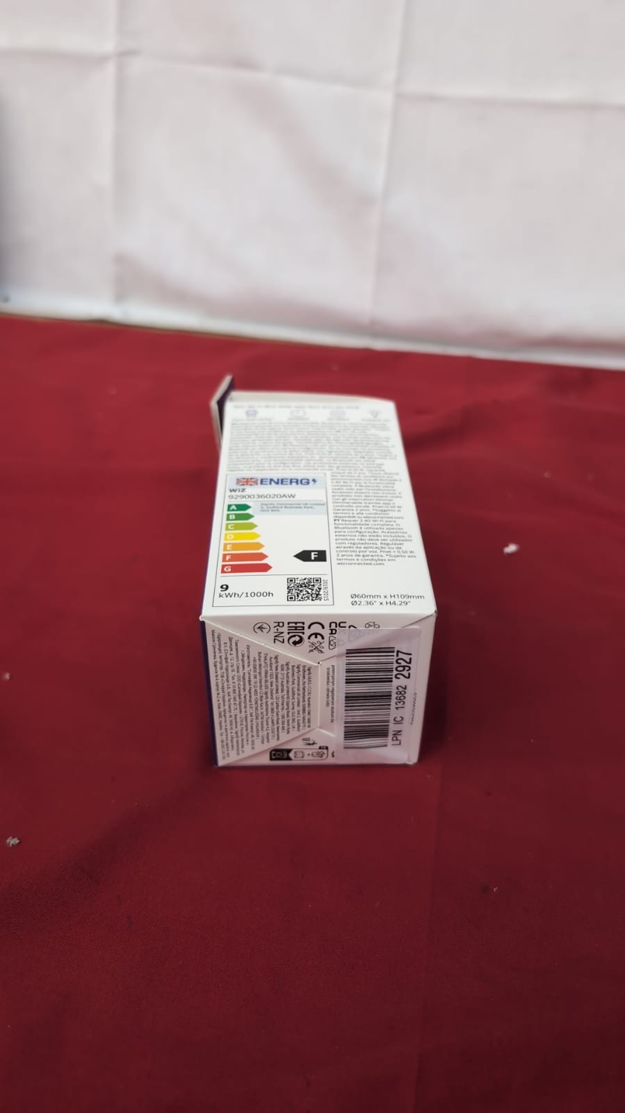 WiZ Smart Colour Bulb, A60, 8.5W, Colour, Motion Sensor (BOX DAMAGED)