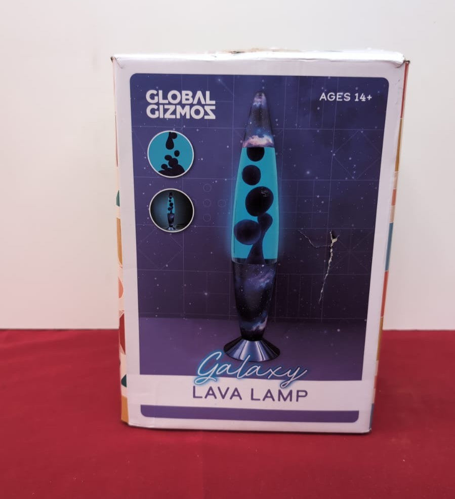 Global Gizmos 49009 Galaxy Lava Lamp/Matte Pattern Base(USED)