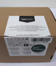 Amazon Basics Air-Locked Leak-Proof, Stackable & Airtight Fridge/Freezer