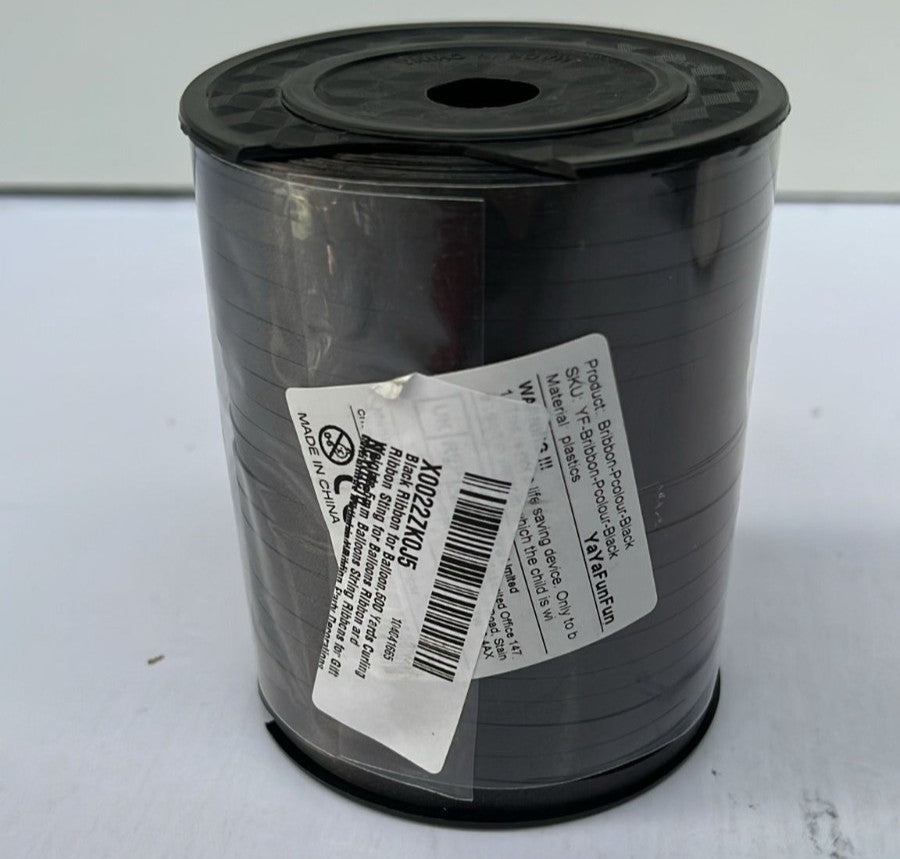 Black Ribbon for balloon, 500 yards curling ribbon string for balloons ribbon