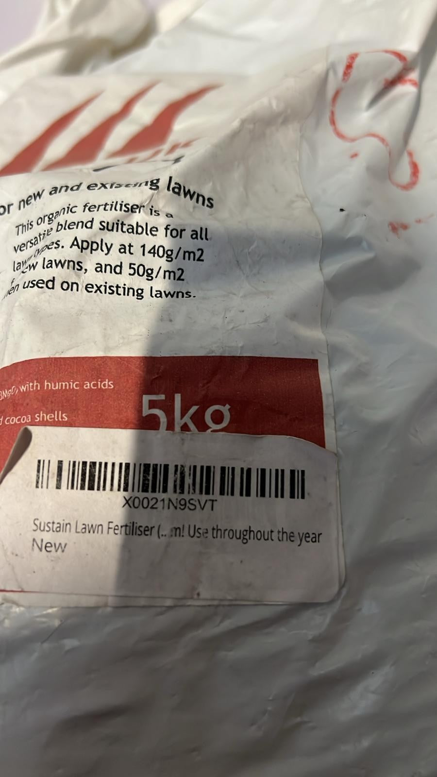 Sustain Lawn Fertiliser Lawn UK - 5KG - Natural Based Fertiliser