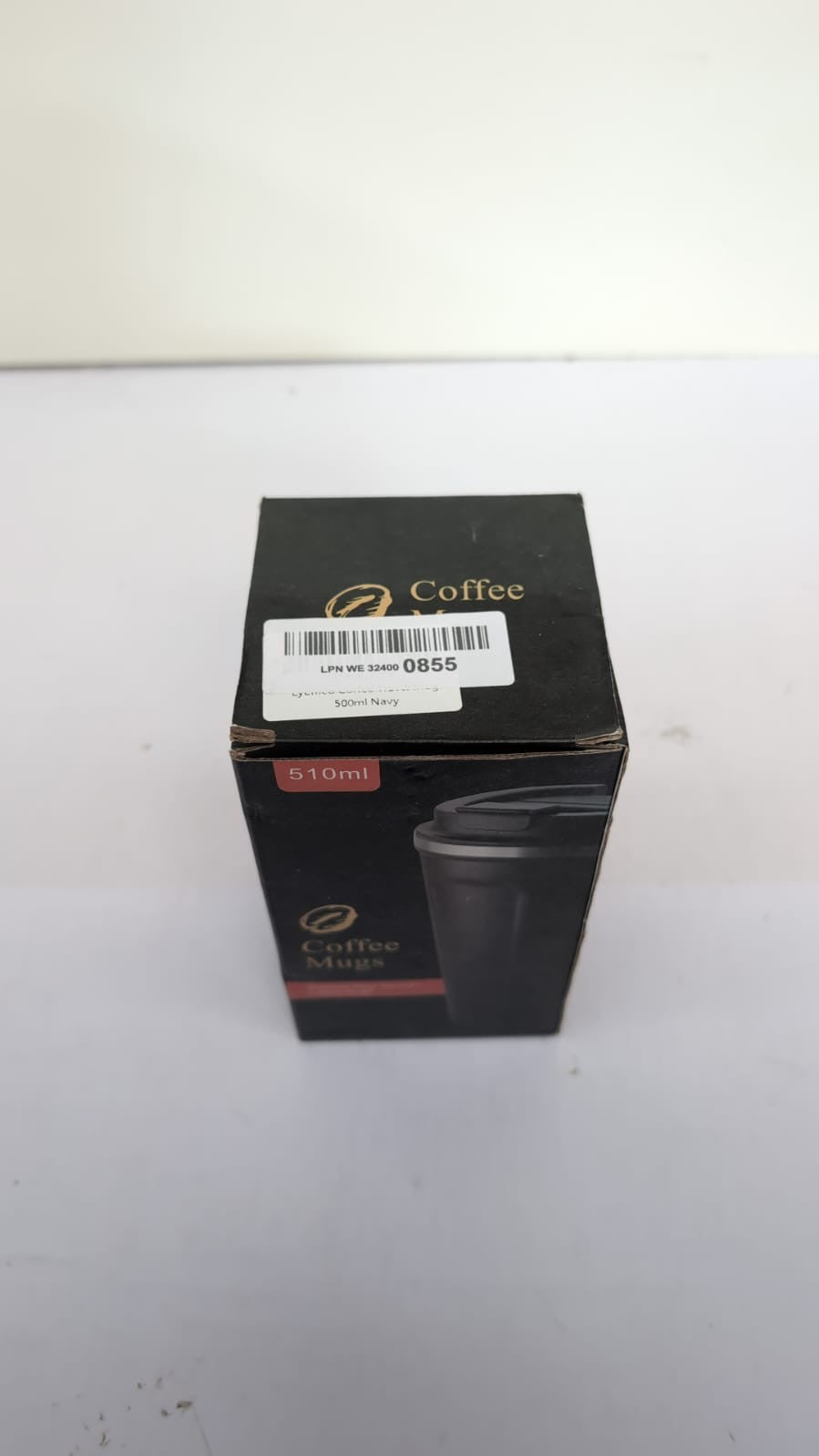 Travel Mug 500ml Leakproof Coffee Cup with Lid ,Navy( slightly scuffed)