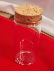 25ML Glass Bottles With Cork, Mini Wedding Favour Bottles With DIY Label 12pcs