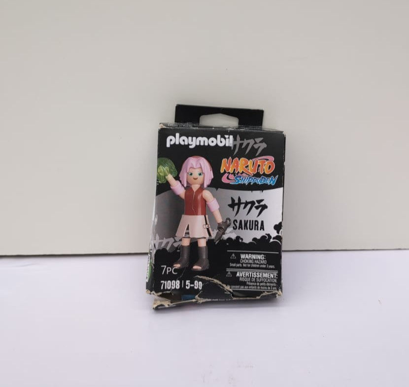 Playmobil Naruto Sakura Figure Set, Naruto Shippuden Anime Figure(pack damaged)